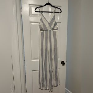 Jumpsuit blue and white stripes